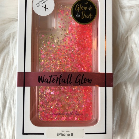 Case Mate waterfall glitter iPhone X case - Picture 1 of 2